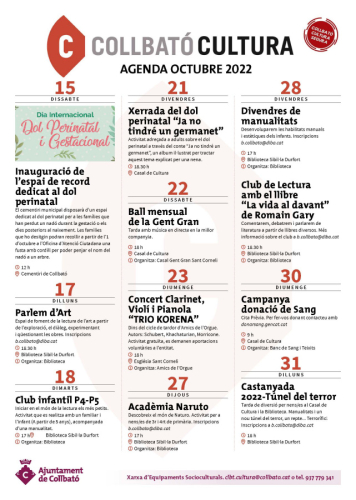 Octubre cultura 2022