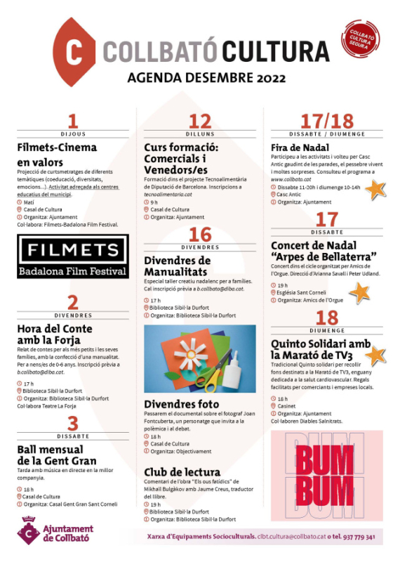 Agenda desembre 2022