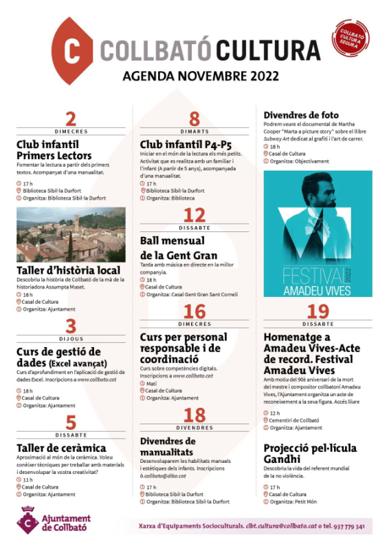 Agenda novembre 2022
