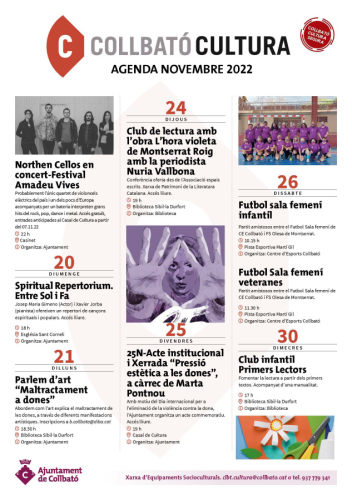 Agenda novembre 2022