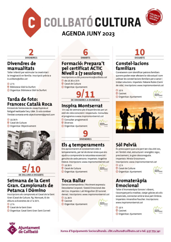 Agenda juny 2023