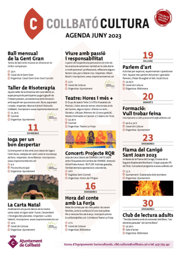 Agenda juny 2023