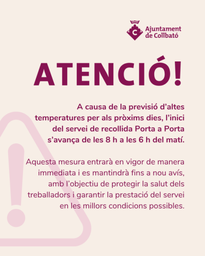 Canvis Porta a Porta