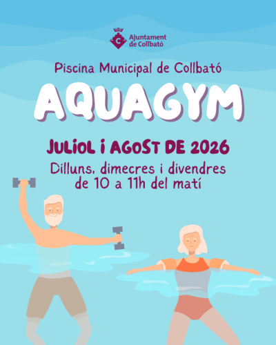 Cursos Aquagym Estiu 2026