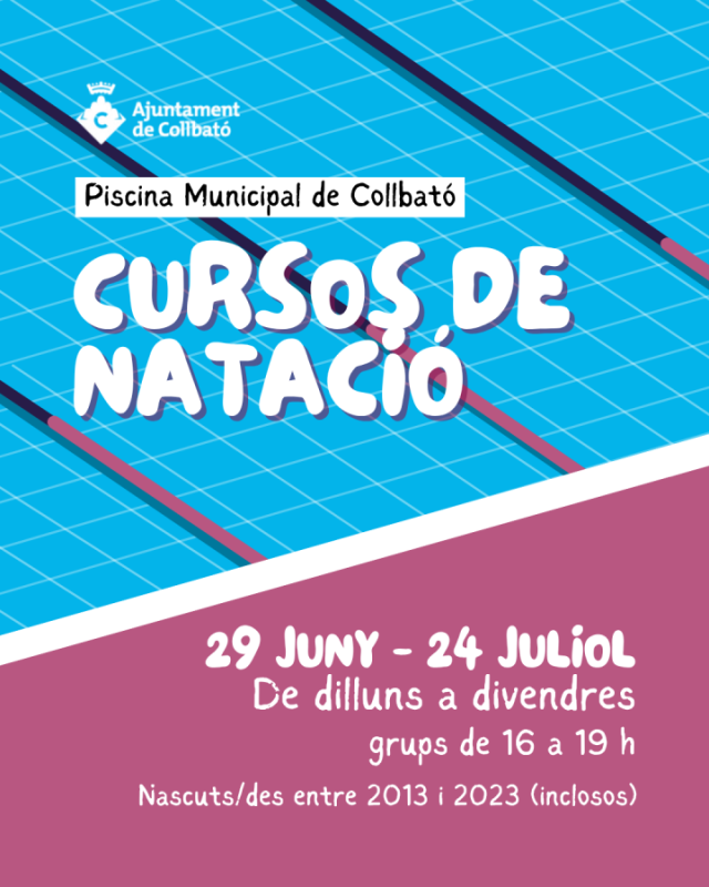 Cursos Natació Estiu 2026
