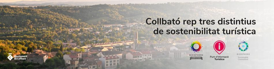 Collbató rep tres distintius de sostenibilitat turística