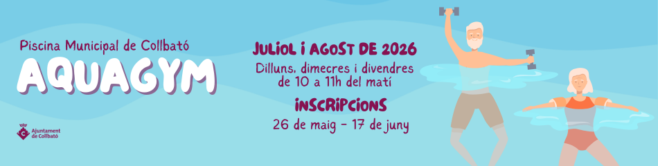 Cursos Aquagym Estiu 2026