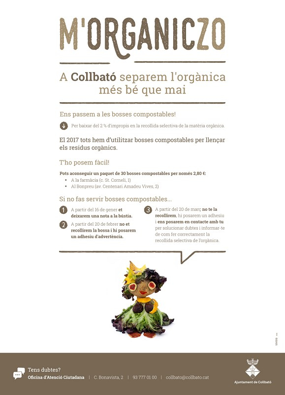 Anunci reciclatge matèria orgànica