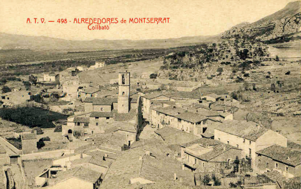 Imatge d'època de Collbató