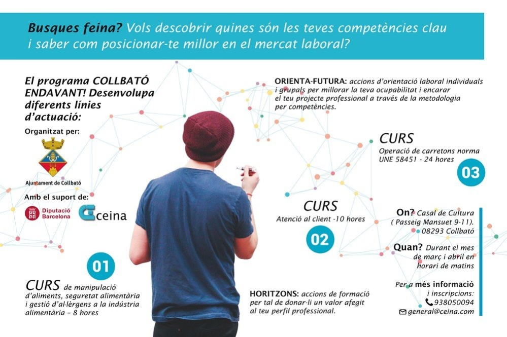 Programa Collbató Endavant! per fomentar l'ocupabilitat