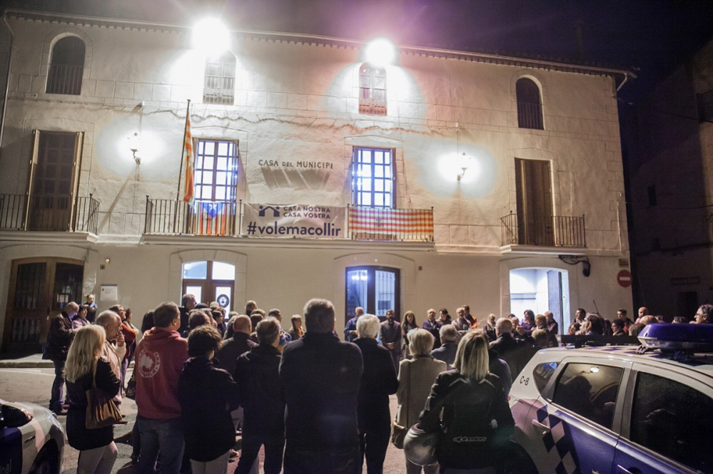Concentració en suport del govern català