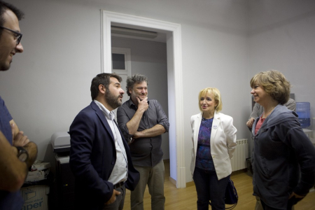 Visita de la consellera Meritxell Borràs