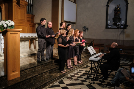Actuació del Cor d'Adults de l'Escola de Música de Collbató