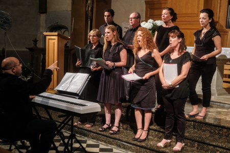 Actuació del Cor d'Adults de l'Escola de Música de Collbató