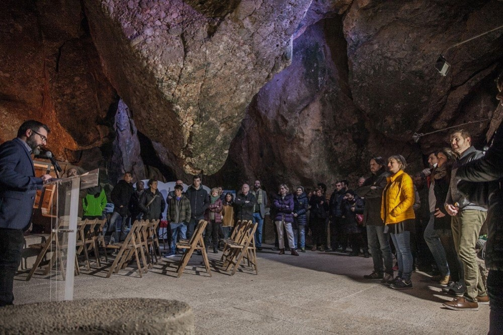 Acte de reobertura de les Coves de Montserrat