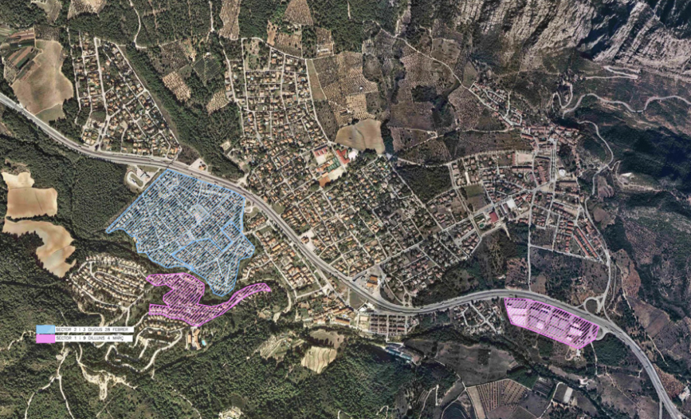 Els sectors on s'instal·laran els nous comptadors sectorials