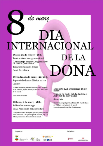 Cartell Dia Internacional de la Dona