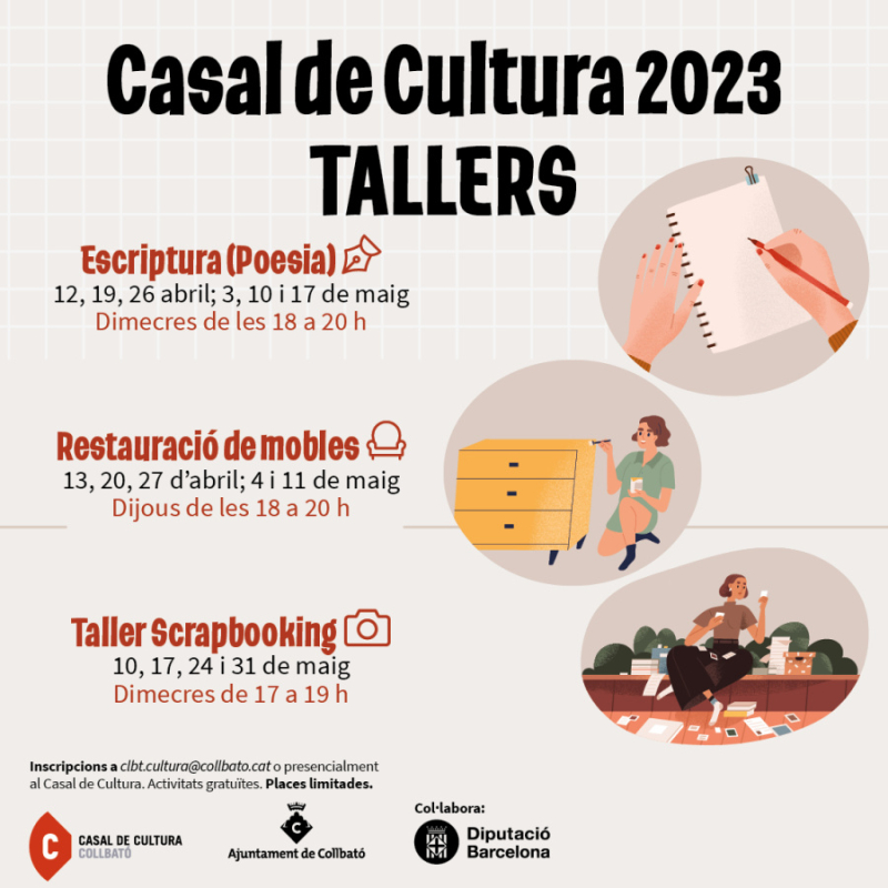 Tallers abril-maig 2023