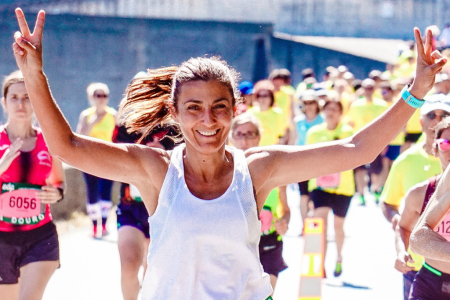 Participa en l'entrenament organitzat pel Club Atletisme Collbató, dimecres.