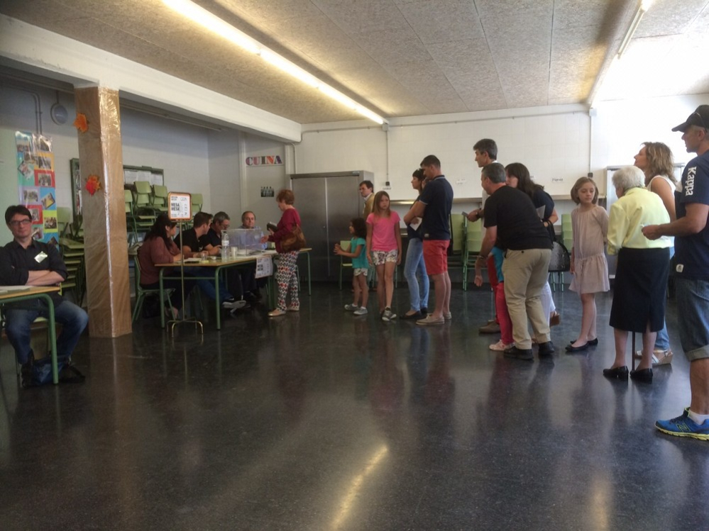 Jornada electoral a Colbató