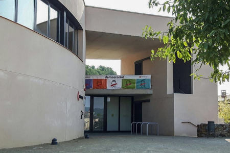 Cartells a Collbató a favor del Referèndum