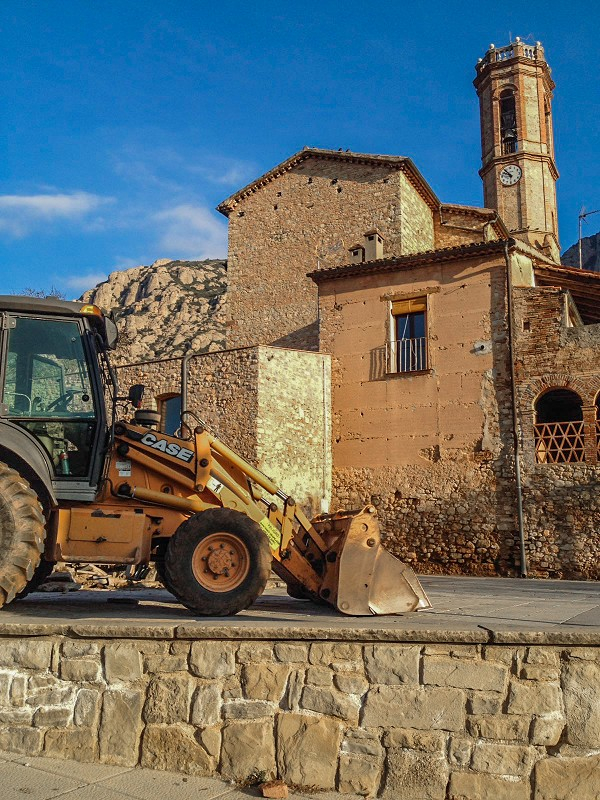 Obres de millora a la Plaça de l'Era
