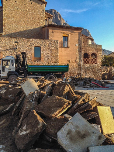 Obres de millora a la Plaça de l'Era