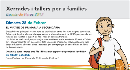 Escola de Pares: El viatge de Primària a Secundària