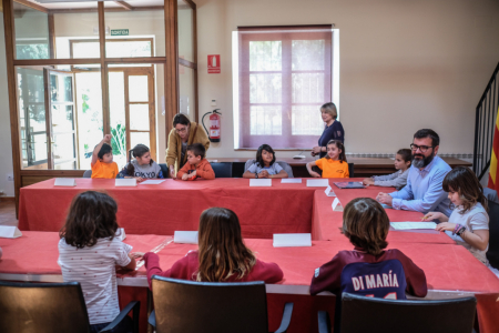 El ple dels alumnes de 3r de l'Escola La Salut