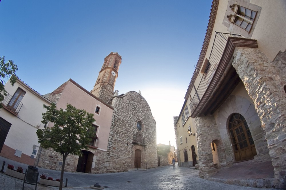 Plaça de l'Església de Collbató