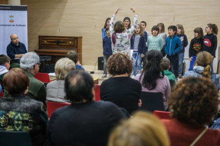 Actuació dels alumnes de l'Escola Municipal de Música de Collbató