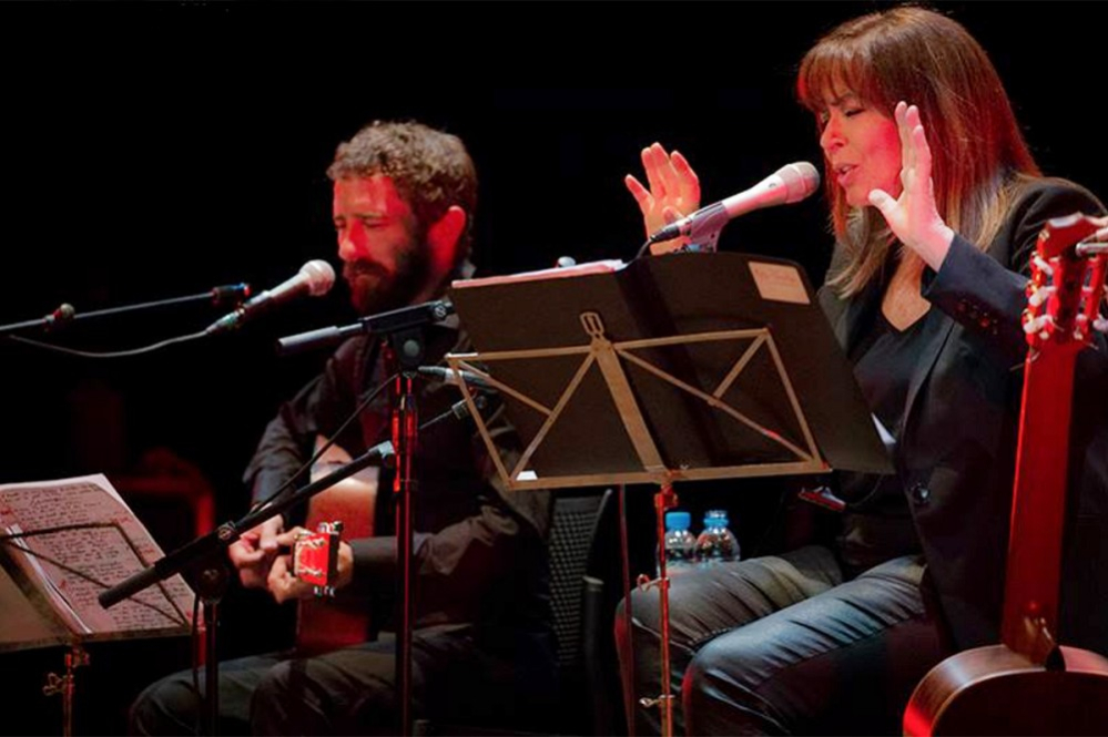 Maria del Mar Bonet, artista destacada del II Festival de Músiques Amadeu Vives, actuarà acompanyada del músic Borja Penalba. Foto: Juan Miguel Morales