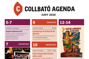 Agenda Collbató Juny 2026