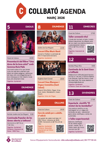 Agenda Març 2026