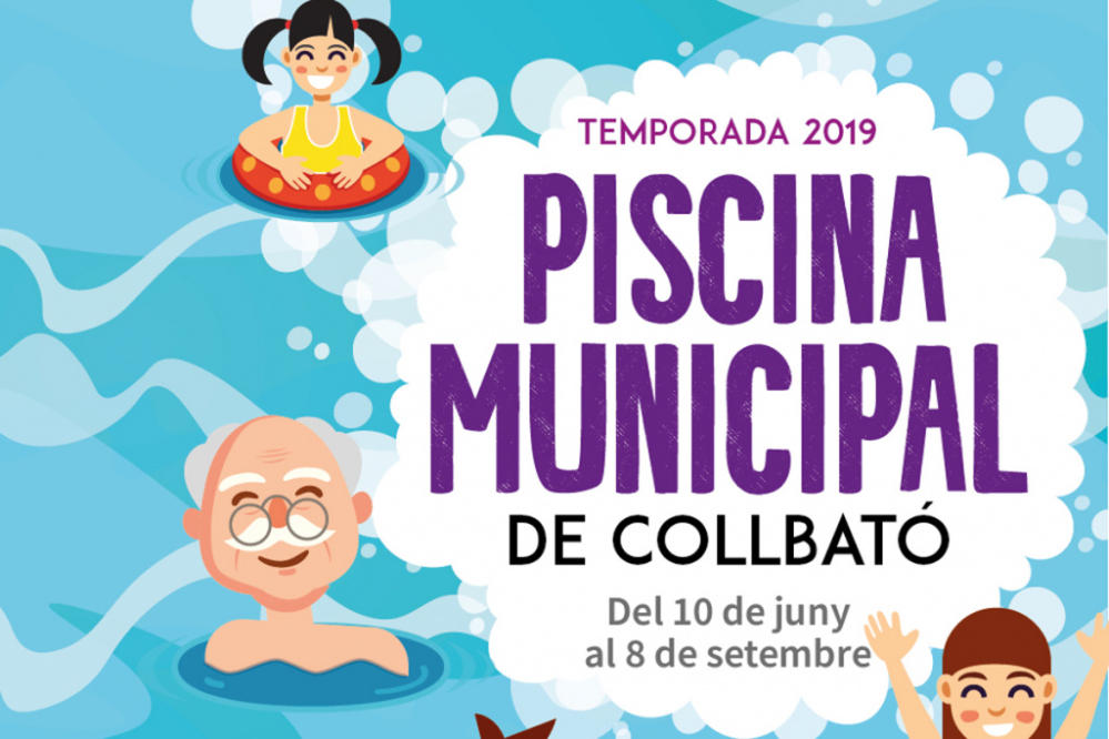 Imatge de la nova temporada de piscina