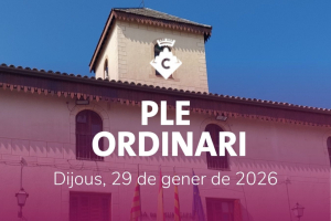 Ple Ordinari Gener 2026