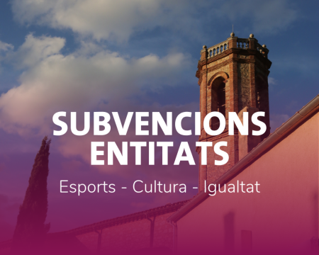 Subvencions Entitats Collbató 2026