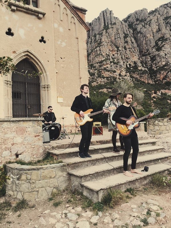 Filmació del clip d'Adam Giles Levy, a Collbató