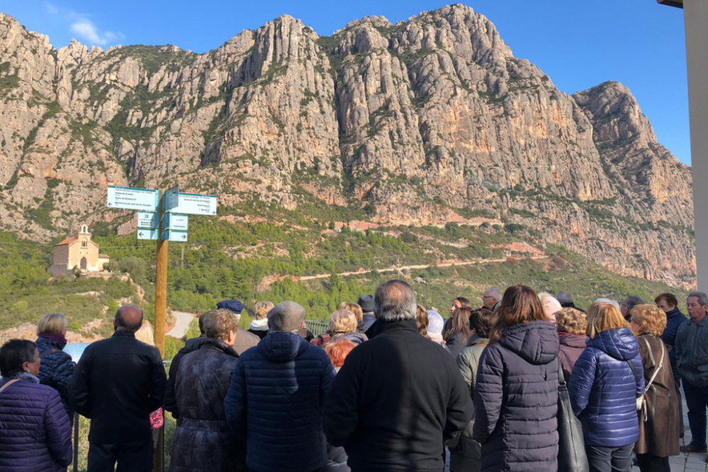 La gent gran d'Hostalets, al mirador de La Salut