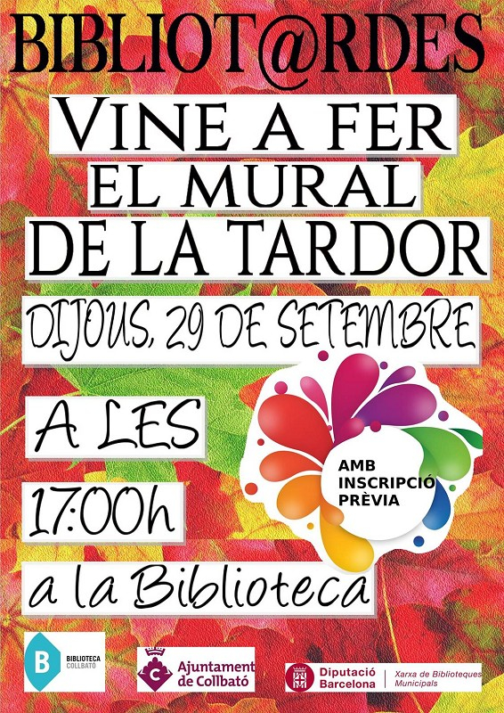 Bibliot@rda Mural de la tardor