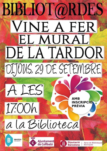 Bibliot@rda Mural de la tardor