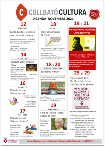 Agenda novembre 2