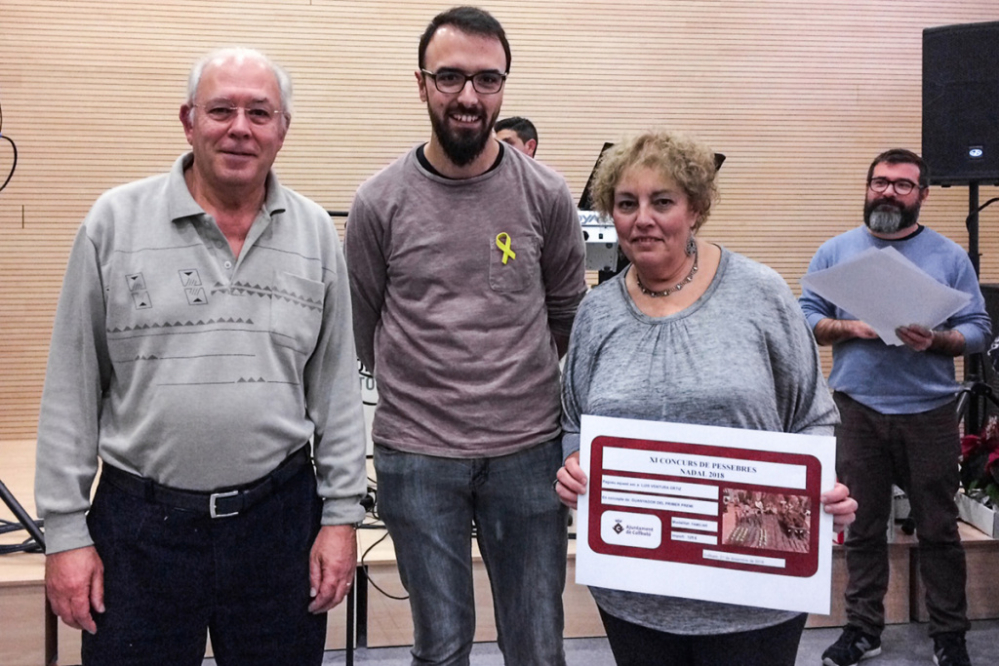 Lliurament dels premis del concurs de pessebres