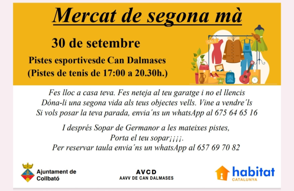 Mercat de segona mà de Can Dalmases