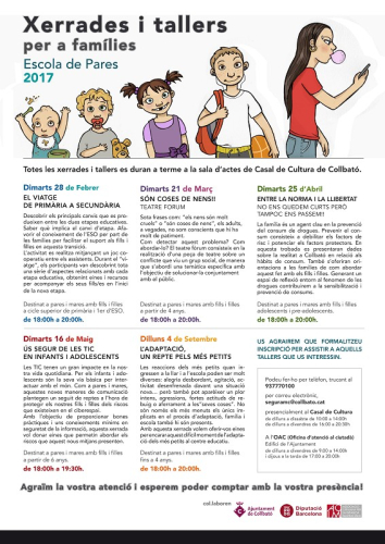 Cartell de l'Escola de Pares