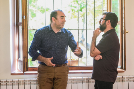 Reunió amb empresaris del polígon i representant de Movistar