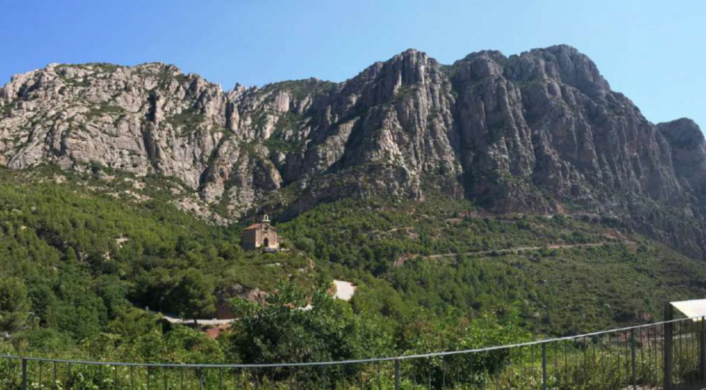 El mirador de La Salut, a Collbató, un dels 7 miradors del projecte.