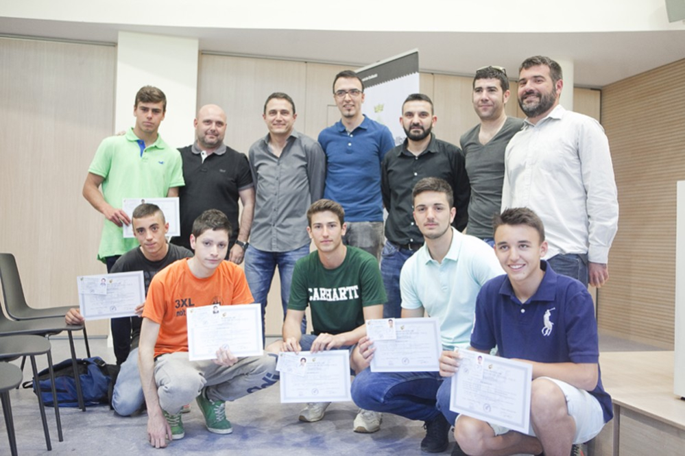 Entrega de les titulacions del curs de monitor de futbol sala