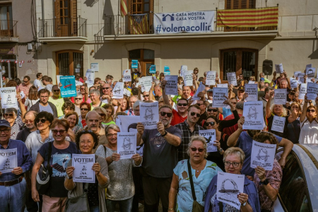 ANC i Òmnium apleguen una gentada a Collbató