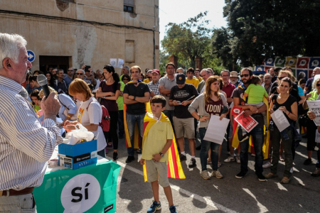 ANC i Òmnium apleguen una gentada a Collbató